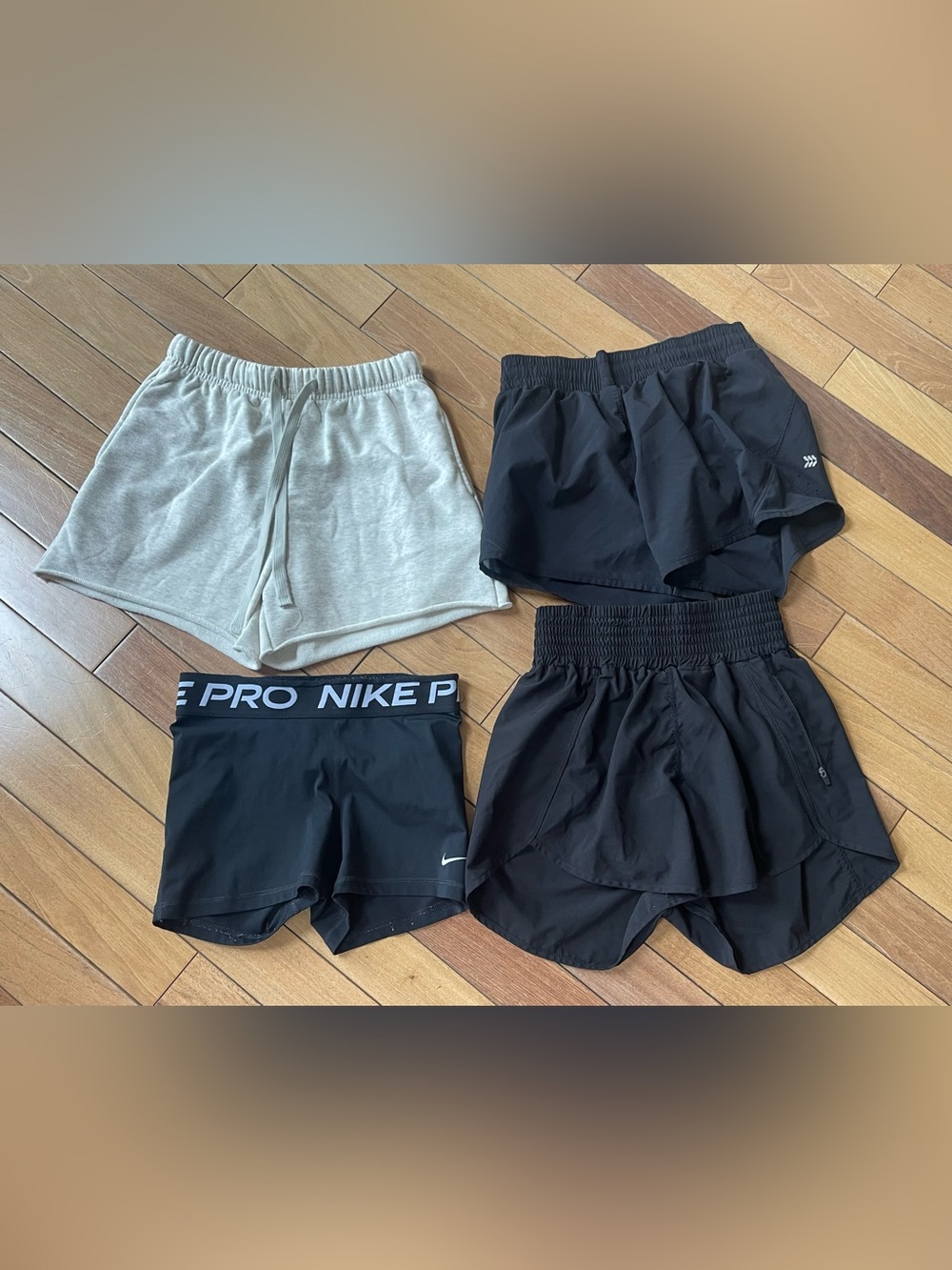 Women’s Athletic Shorts Lot Size Small Nike Pro All In Motion 4 Pairs